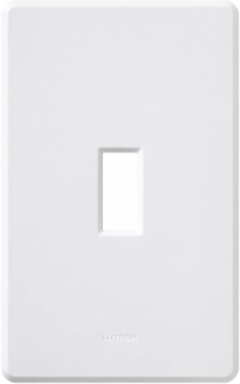 Fassada 1-Gang Wallplate, Gloss White, 4.60 x 2.86 Inch