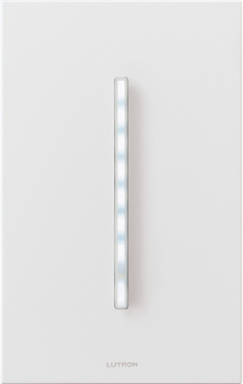 GRAFIKT Touch LED Dimmer, White, for Single-Pole & Multi-Location Control
