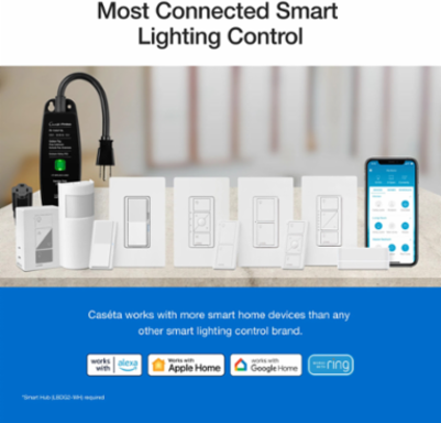 Cas ta Wireless Smart Bridge, 2.75 Inch White, Supports 75 Devices