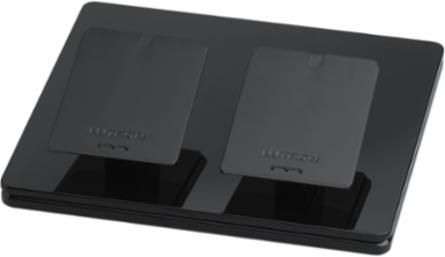 Dual Mount Tabletop Pedestal in Black, Plastic Enclosure, Gloss Finish