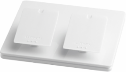White Glossy Double Pedestal Tabletop Base for Pico Wireless Controls