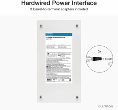 Hardwired Power Interface for Lumaris Tunable White Tape Light, 96W Output, 120/277V
