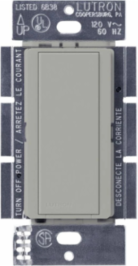 Maestro Companion Switch 120V Gray Gloss Finish