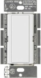 Maestro Companion Switch, Glossy White, 120V, 1-Pole, for Multi-Location Control