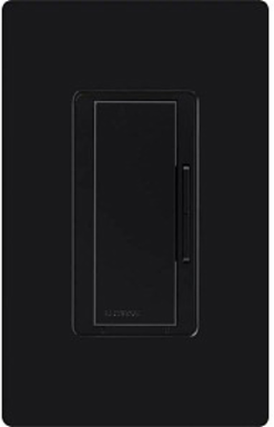 Maestro Companion Dimmer Switch, Glossy Black, 120V, for Multi-Location Lighting Control