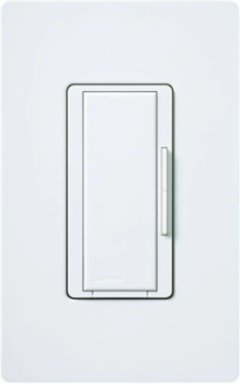 Maestro Companion Dimmer Switch, 120V, Glossy White Finish