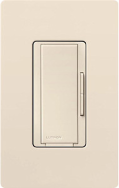 Maestro Remote Dimmer Light Almond 1-Pole 120V Companion Switch