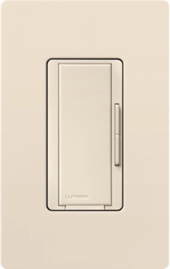 Maestro Remote Dimmer Light Almond 1-Pole 120V Companion Switch