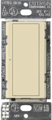 Maestro 8A Electronic Switch, Almond, Multi-Location Compatible, Gloss Finish