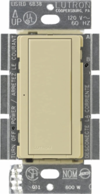 Maestro 8 Amp Electronic Switch, Glossy Ivory Finish