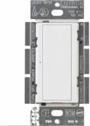 Maestro 8A Electronic Switch, 120V, Multi-location Compatible, Glossy White