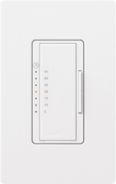 Countdown Timer Control Switch, 5 A, 600 W, 5-60 min Timing, White