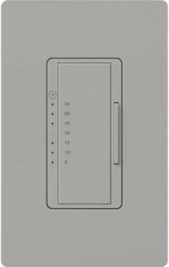 Maestro Countdown Timer Switch, 120V, 600W, 5-60 Min Timing Range, Gloss Finish