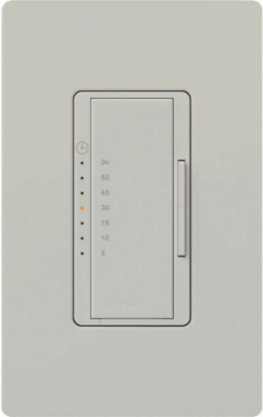 Maestro Countdown Timer Switch, 5A, 120V, 5-60 Minute Timing, Satin Finish