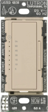 Maestro Countdown Timer Switch, 120V, 5-60 min Timer, 5A, Satin Finish