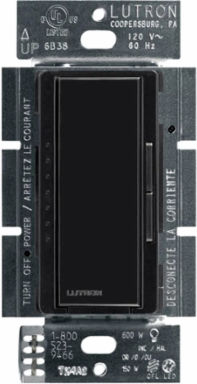 Maestro LED+ Dimmer Switch, 150W LED/CFL, 600W Incandescent, Black