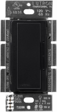 Maestro LED+ Dimmer Switch, 150W Dimmable CFL/LED, 600W Incandescent, Midnight