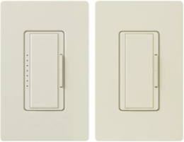 Maestro LED+ Dimmer Kit, 150W LED/CFL & 600W Incandescent, Almond Finish