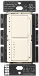 LED+ Dual Dimmer & Timer, 75W LED, 2.5A Fan, Satin Biscuit Finish