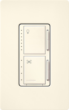 Maestro Dual LED+ Dimmer & 4-Speed Fan Control, 75W LED/250W Incandescent, 1.5A