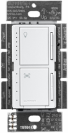 Maestro LED+ Dimmer & 4-Speed Fan Control, 75W LED/250W Incandescent, Satin Finish, 1.5A Fan