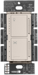 Maestro Dual LED+ Dimmer & 4-Speed Fan Control 120V 1.5A Taupe