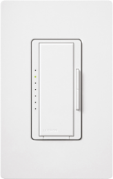 Maestro Low Voltage Dimmer 800W, 120V, 4.69 x 2.94 Inch, White