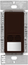 Maestro Dual Technology Vacancy Sensor Switch, 6A Load, Brown Finish, 180-Degree Sensing