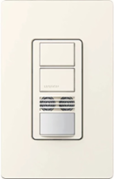 Maestro Dual-Circuit 6A Motion Sensor Switch, 180-Degree View, Satin Finish