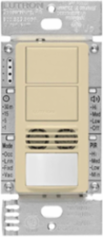 Maestro Dual-Circuit Motion Sensor Switch 6A Ivory, 180-Degree View, 900 ft² Coverage