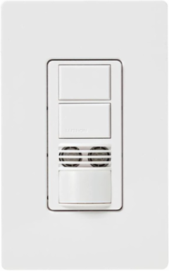 Maestro Dual-Circuit Sensor Switch 6A with 900 ft2 Coverage, White