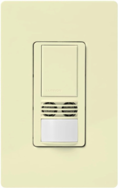 Maestro Dual Technology Occupancy Sensor Switch, 6A Load, Almond Finish, 180-Degree Field of View