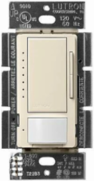 Maestro Dual Technology Vacancy Sensor Switch, 180 Field of View, 6A Load, Light Almond