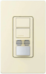 Maestro Dual Circuit Occupancy Sensor Switch - 6A Lighting Control, 900 ft2 Coverage, Almond