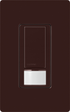 Maestro 2A Motion Sensor Switch, 180-Degree Field of View, Single Pole, Brown