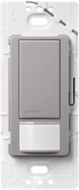 Maestro Motion Sensor Switch, 5A Lighting, 180-Degree Field of View, Gray