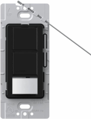 Maestro Dual Circuit Motion Sensor Switch, 6A, 180-Degree Coverage, Gloss Finish