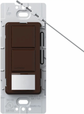 Maestro Dual Circuit Motion Sensor Switch, 6A Capacity, 900 sq ft Coverage
