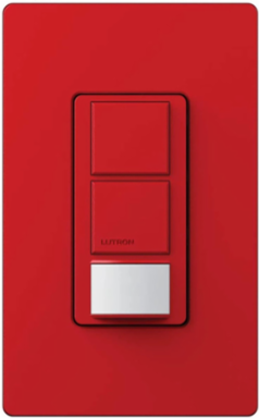 Maestro Dual Circuit Motion Sensor Switch, 6A, 180-Degree Coverage, Satin Finish