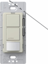 Maestro Dual Circuit Motion Sensor Switch 6A, 900 sq ft Coverage, PIR, Gloss Finish