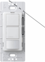 Maestro Dual Circuit Motion Sensor Switch, 6A, 180-Degree PIR Coverage