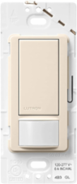 Maestro Dual Voltage Motion Sensor Switch 6A, 900 ft² Coverage, Light Almond