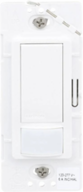 Maestro Motion Sensor Switch, 6A, 180-Degree PIR Detection, 900 ft² Coverage