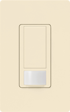 Maestro Vacancy Sensor Switch, 2A, Passive Infrared, 180-Degree Coverage, Gloss Finish