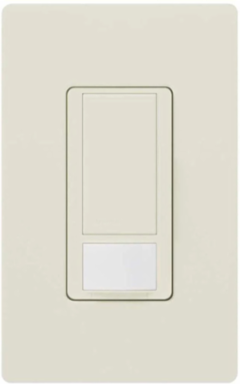 Maestro 2A Vacancy Sensor Switch, 180-Degree Coverage, Light Almond Finish