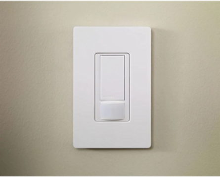 Maestro 5A Vacancy Sensor Switch, 900 ft2 Coverage, Plastic, Gloss Finish