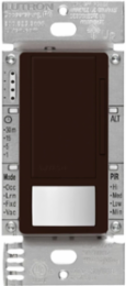 0-10V Motion Sensor/Dimmer Switch, 8A Load, Brown Finish, PIR Detection, 180° FOV