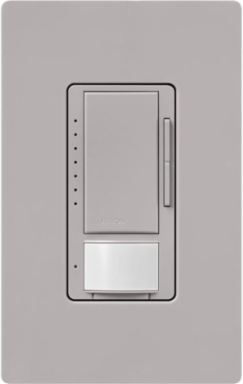 0-10V Motion Sensor Dimmer Switch, Gray, 8A Load, 900 sq ft Coverage, Wallbox Mount