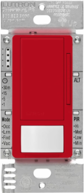 Maestro 0-10V Motion Sensor Dimmer Switch, 8A, 180-Degree Detection, Satin Finish