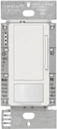 0-10V Motion Sensor Dimmer - 900 sq ft Coverage, 8A Load, Snow Finish